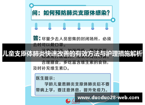 儿童支原体肺炎快速改善的有效方法与护理措施解析
